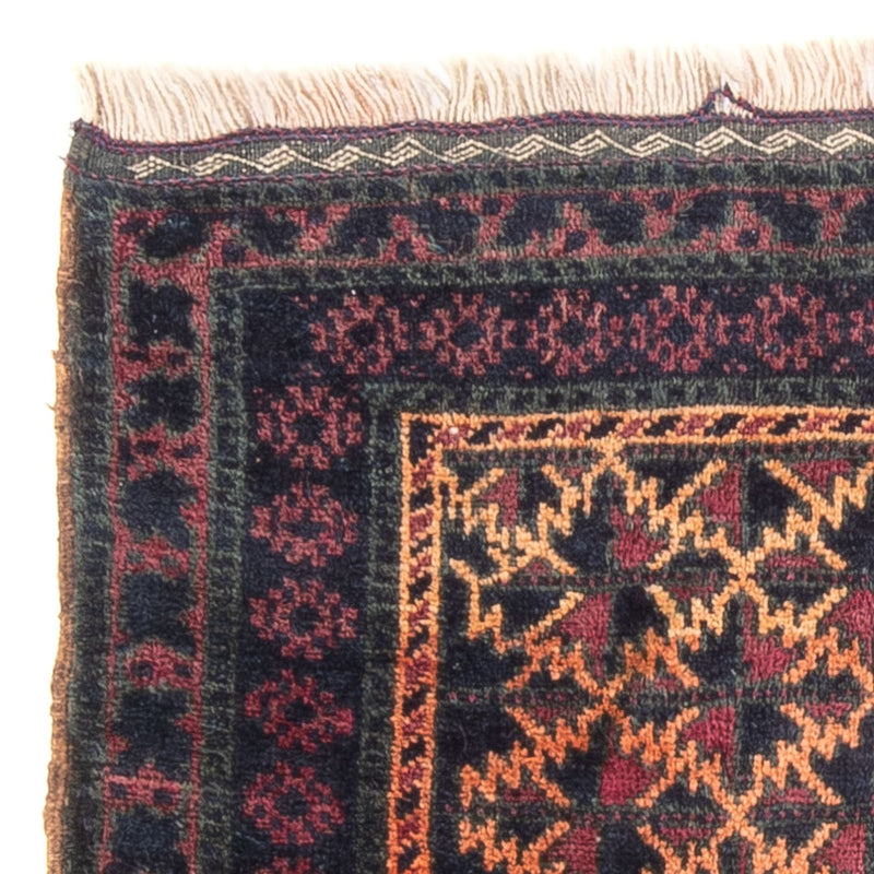 Belutsch Teppich quadratisch  - 70 x 60 cm - mehrfarbig
