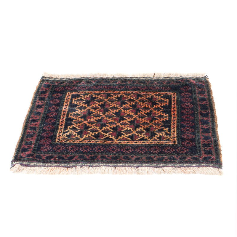 Belutsch Teppich quadratisch  - 70 x 60 cm - mehrfarbig