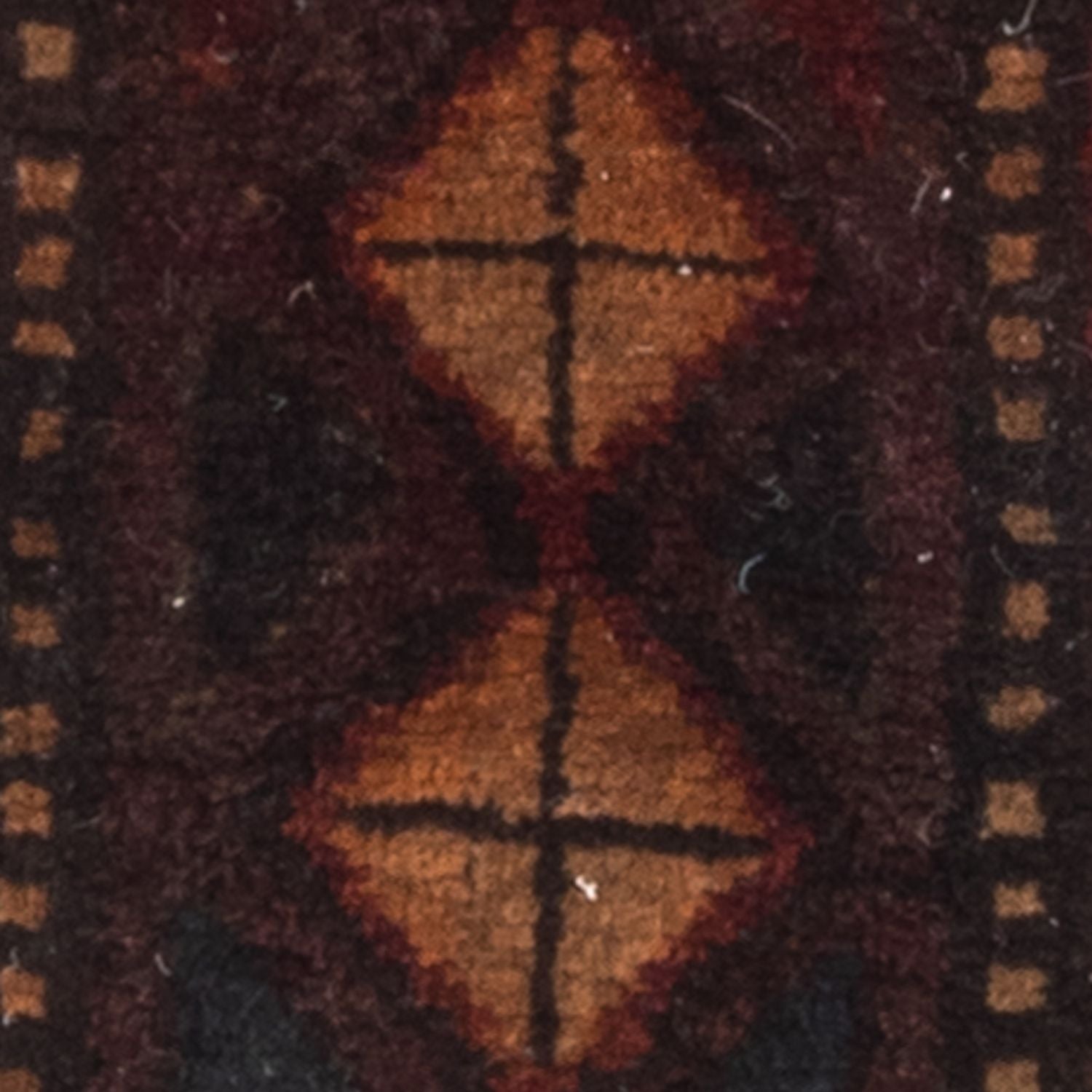 Belutsch Teppich - 68 x 24 cm - braun