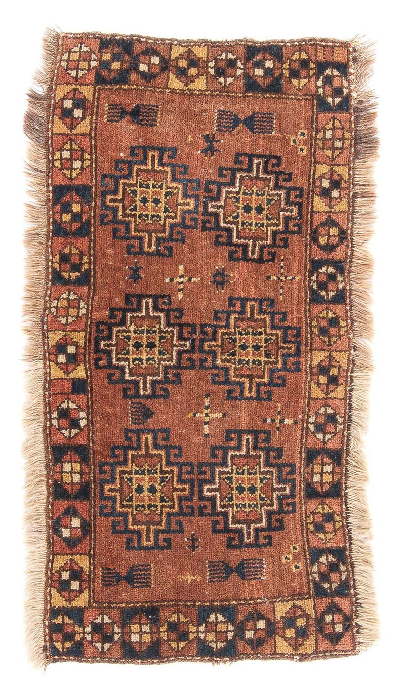 Belutsch Teppich - 105 x 60 cm - braun