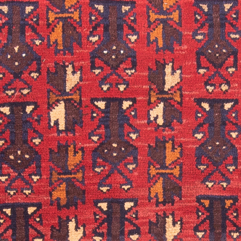 Belutsch Teppich - 130 x 74 cm - rot