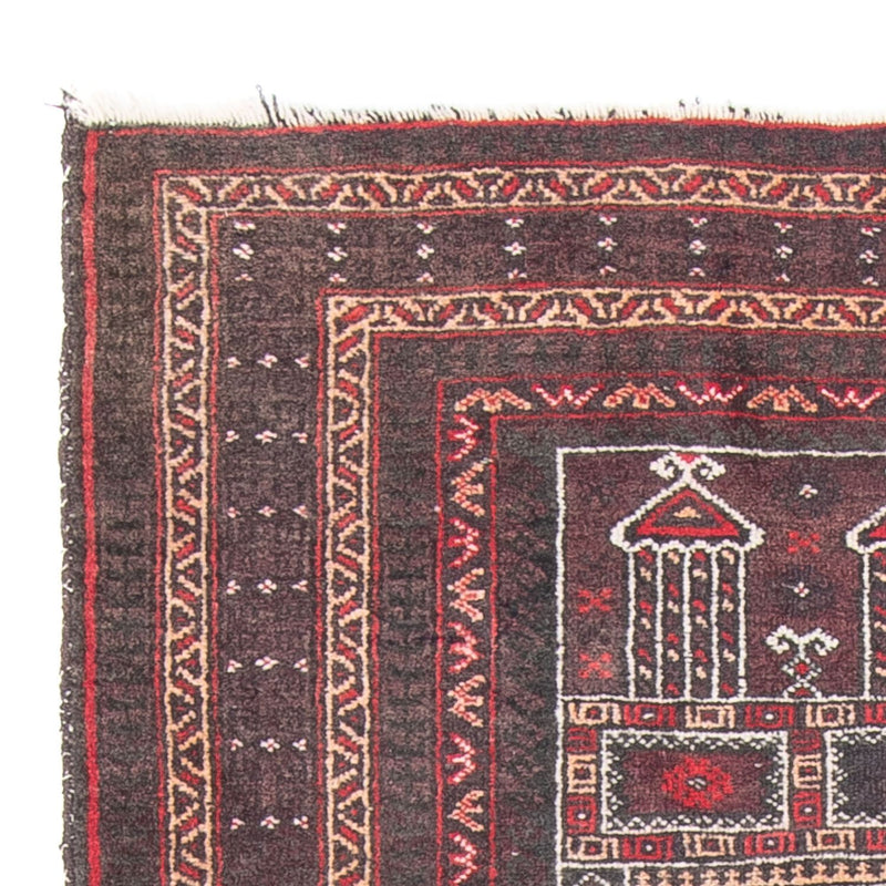 Belutsch Teppich - 136 x 90 cm - mehrfarbig