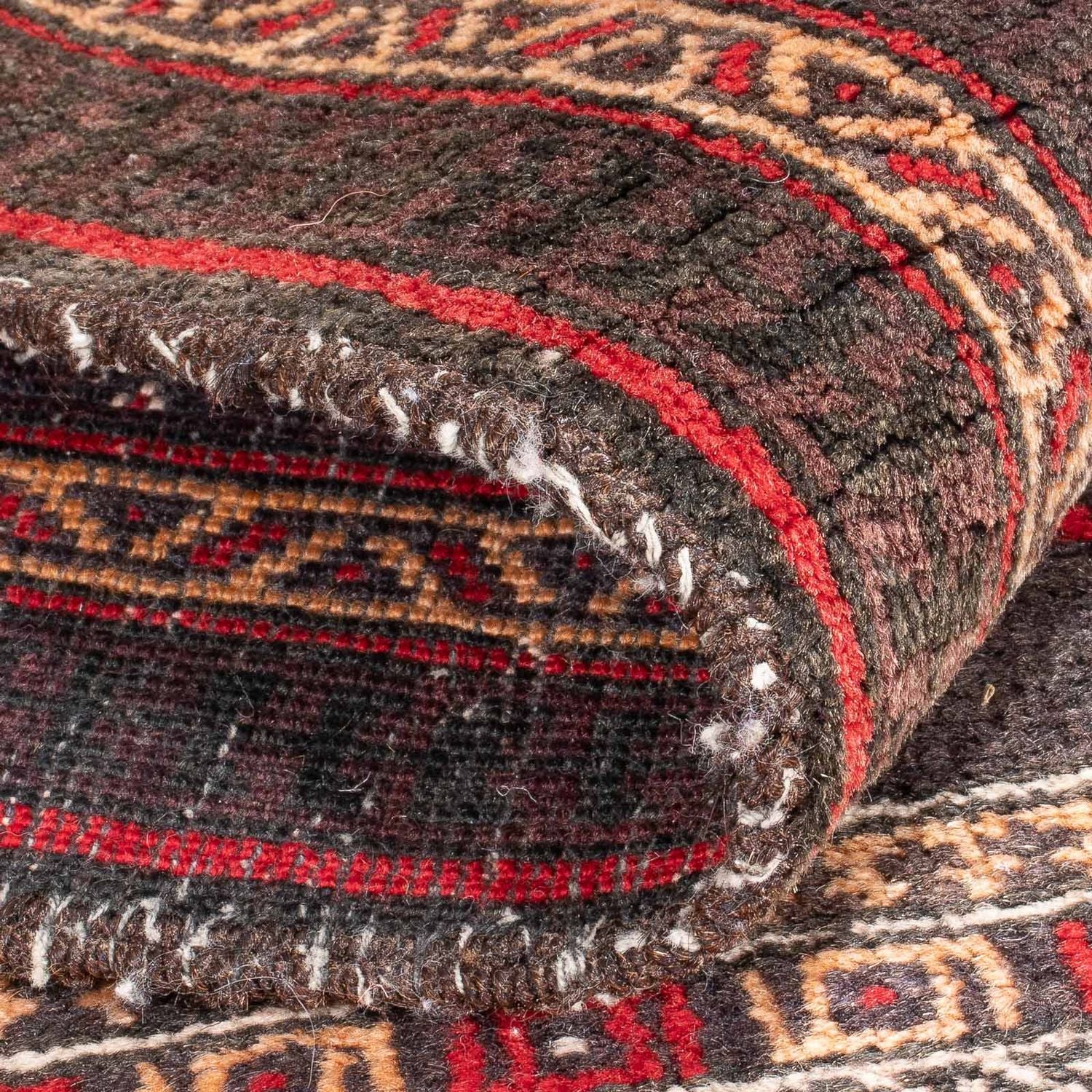 Belutsch Teppich - 136 x 90 cm - mehrfarbig