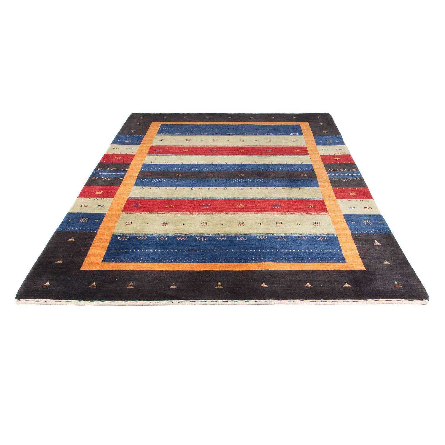 Gabbeh Teppich - Loribaft Softy - 242 x 170 cm - mehrfarbig