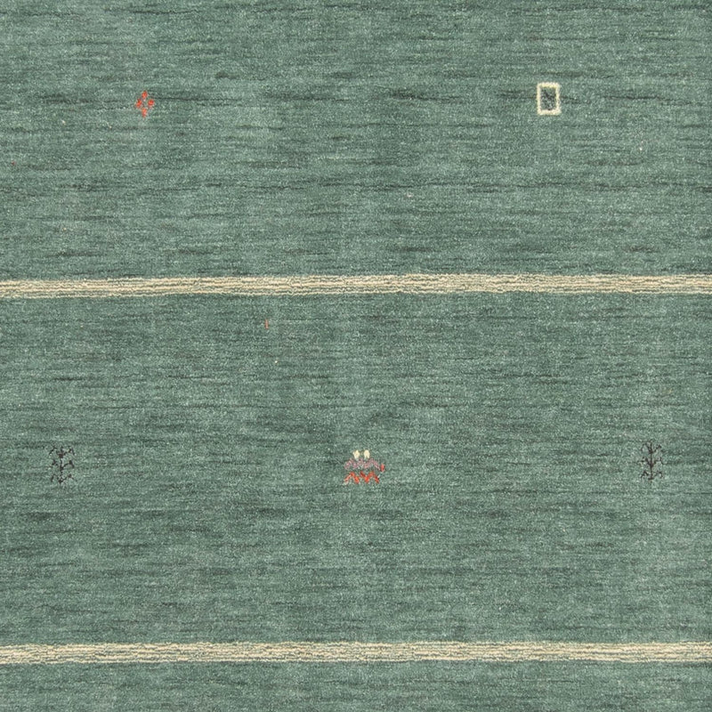 Gabbeh Teppich - Loribaft Softy - 250 x 200 cm - grün