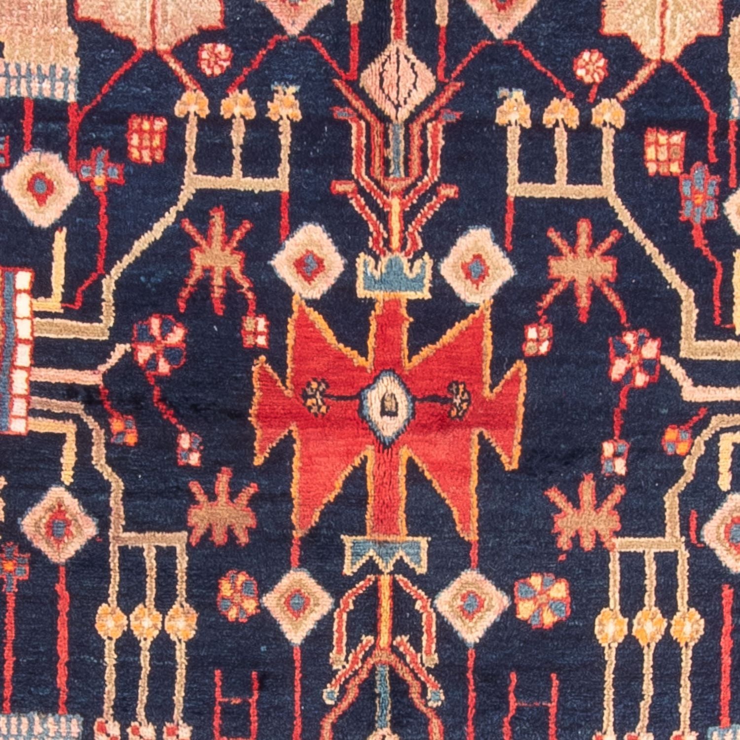 Perserteppich - Nomadic - 274 x 150 cm - dunkelblau