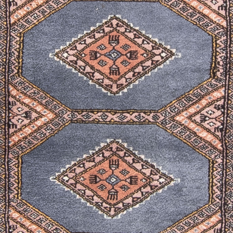 Läufer Pakistan - 325 x 80 cm - hellblau