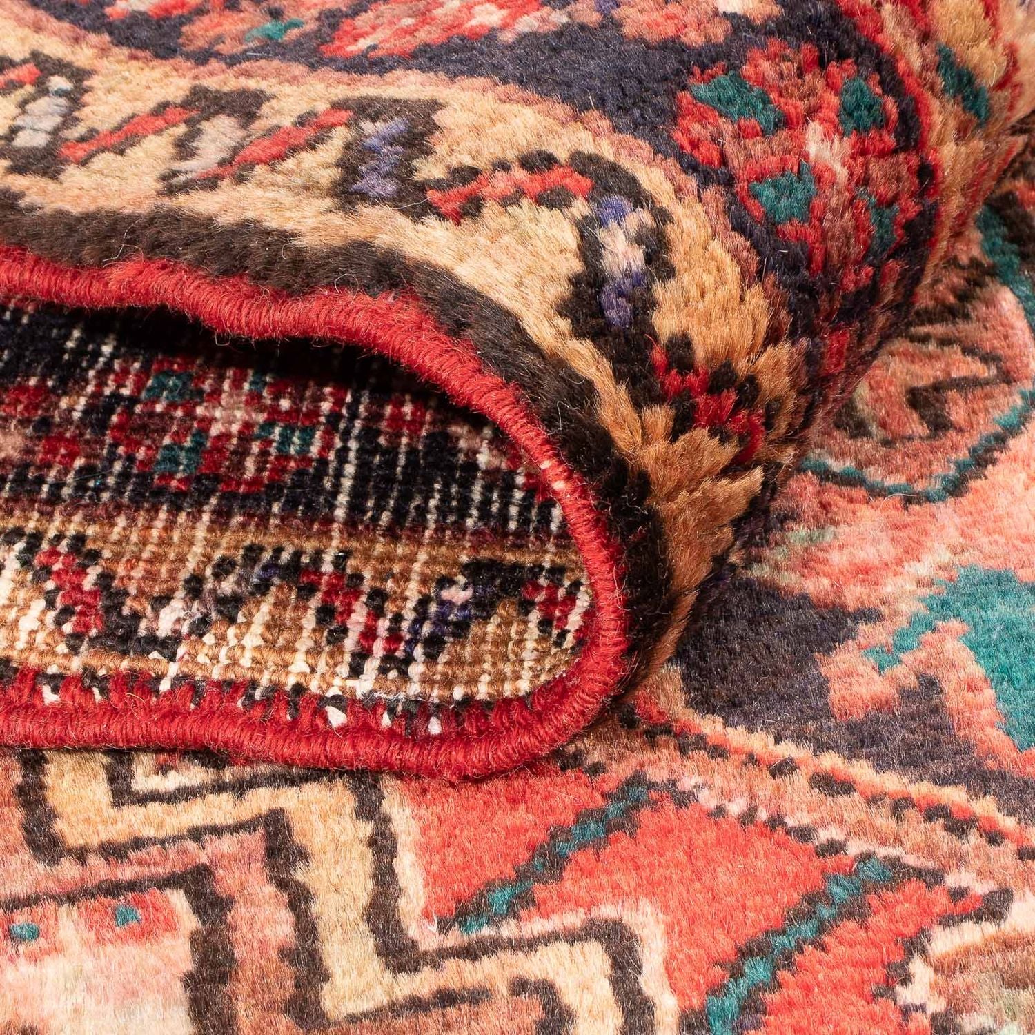 Perserteppich - Nomadic - 144 x 98 cm - rot