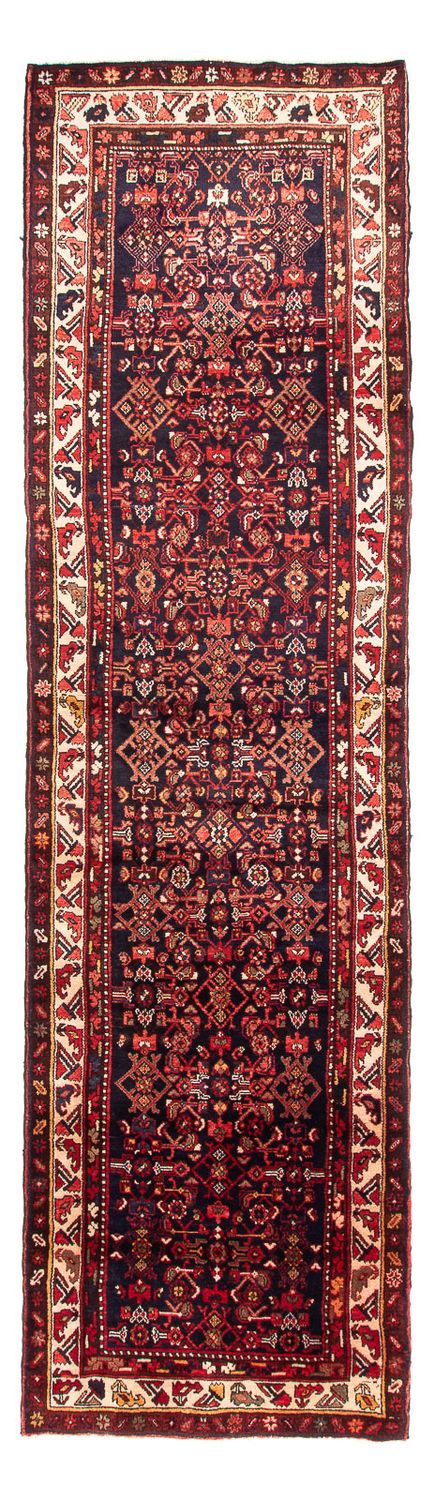 Läufer Perser - Nomadic - 412 x 105 cm - dunkelblau