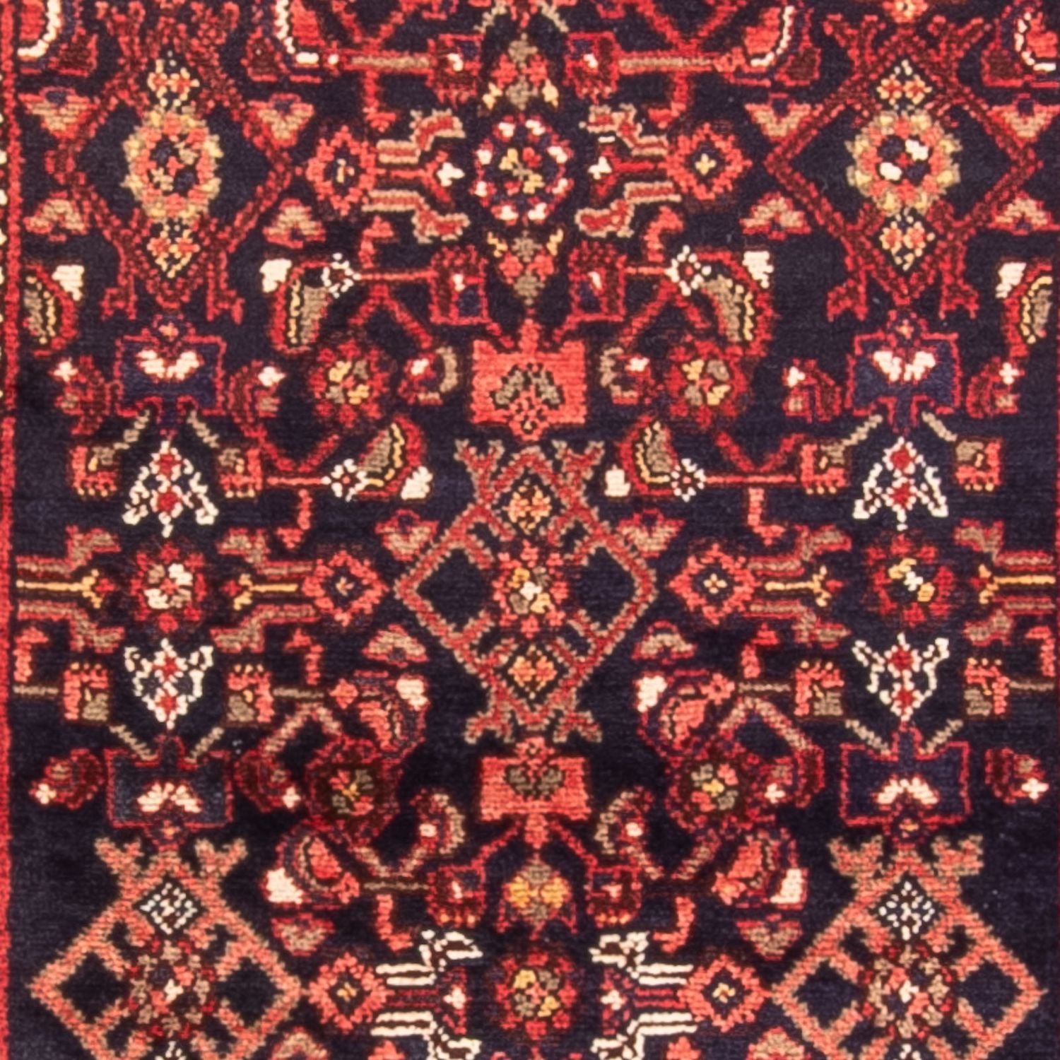 Läufer Perser - Nomadic - 412 x 105 cm - dunkelblau