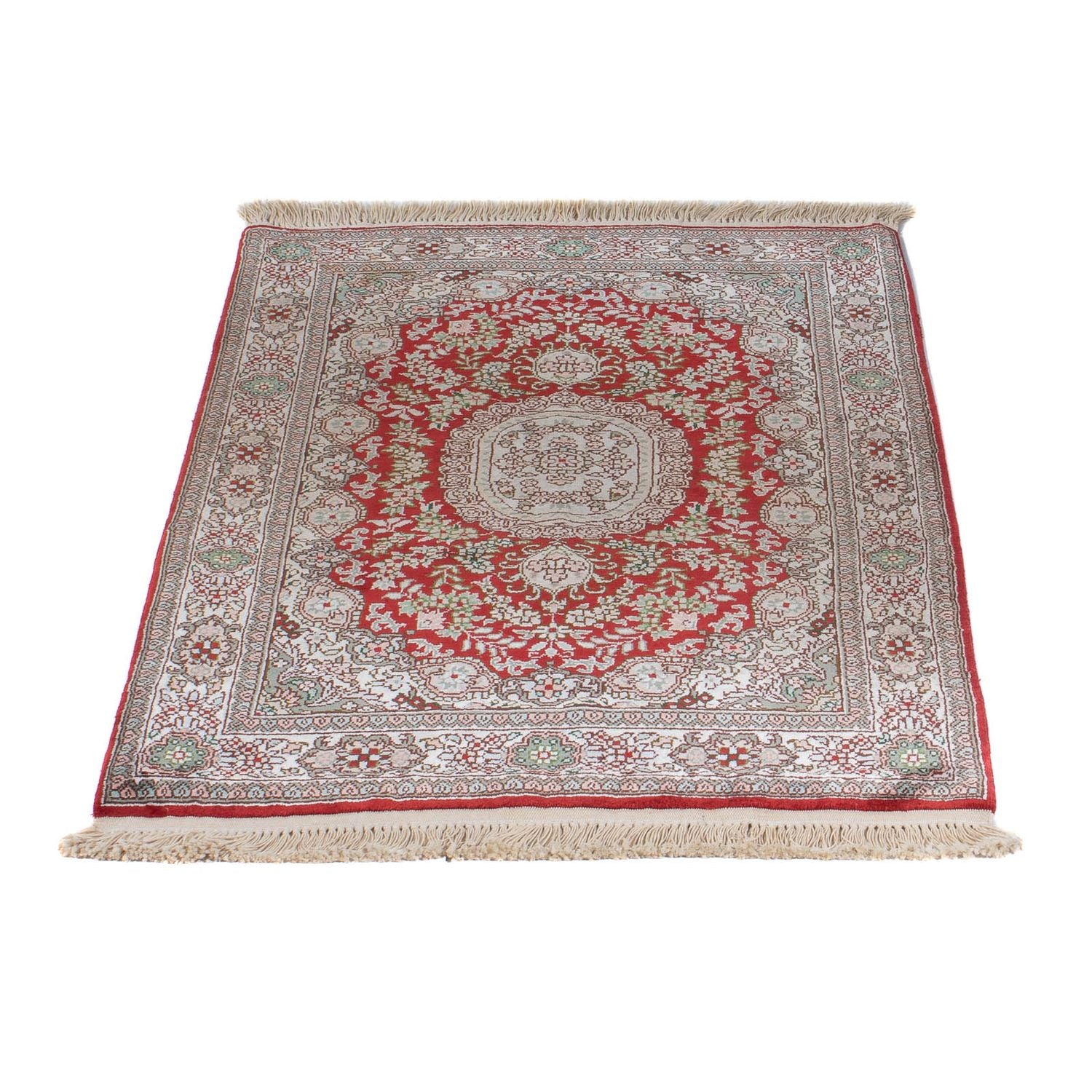 Seidenteppich - China Seide - 93 x 62 cm - rot