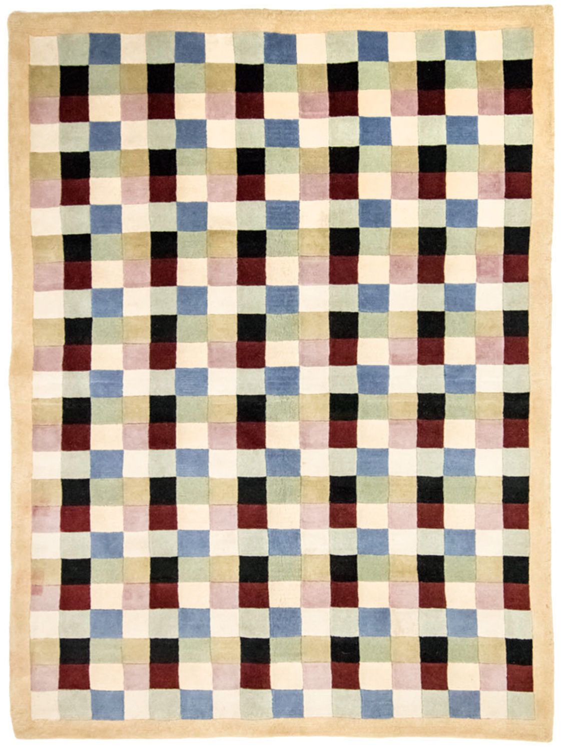 Nepal Teppich 224 x 161 cm - bunt