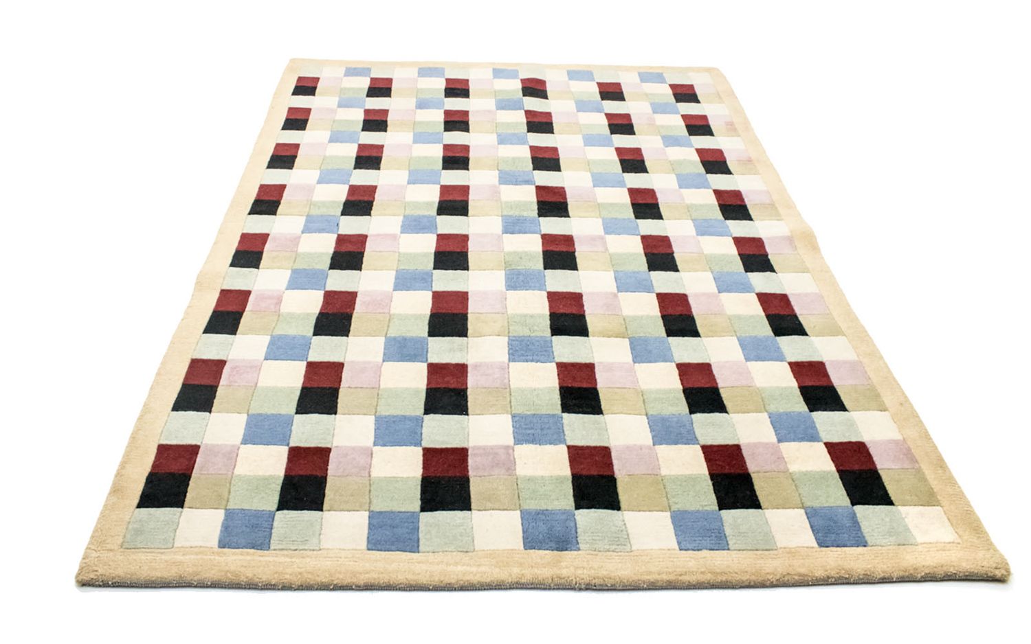 Nepal Teppich 224 x 161 cm - bunt