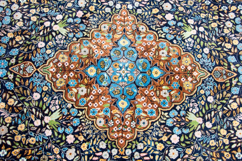 Orientteppich 226 x 140 cm - blau