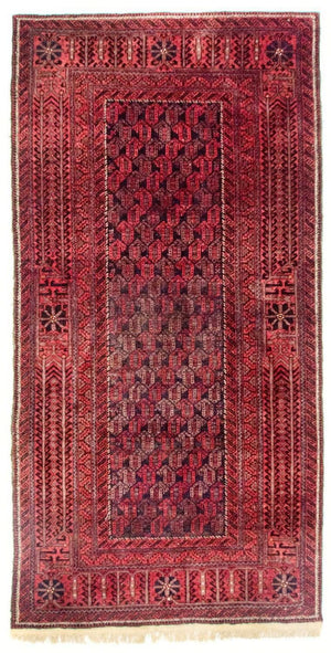 Belutsch Teppich 215 x 106 cm - mehrfarbig