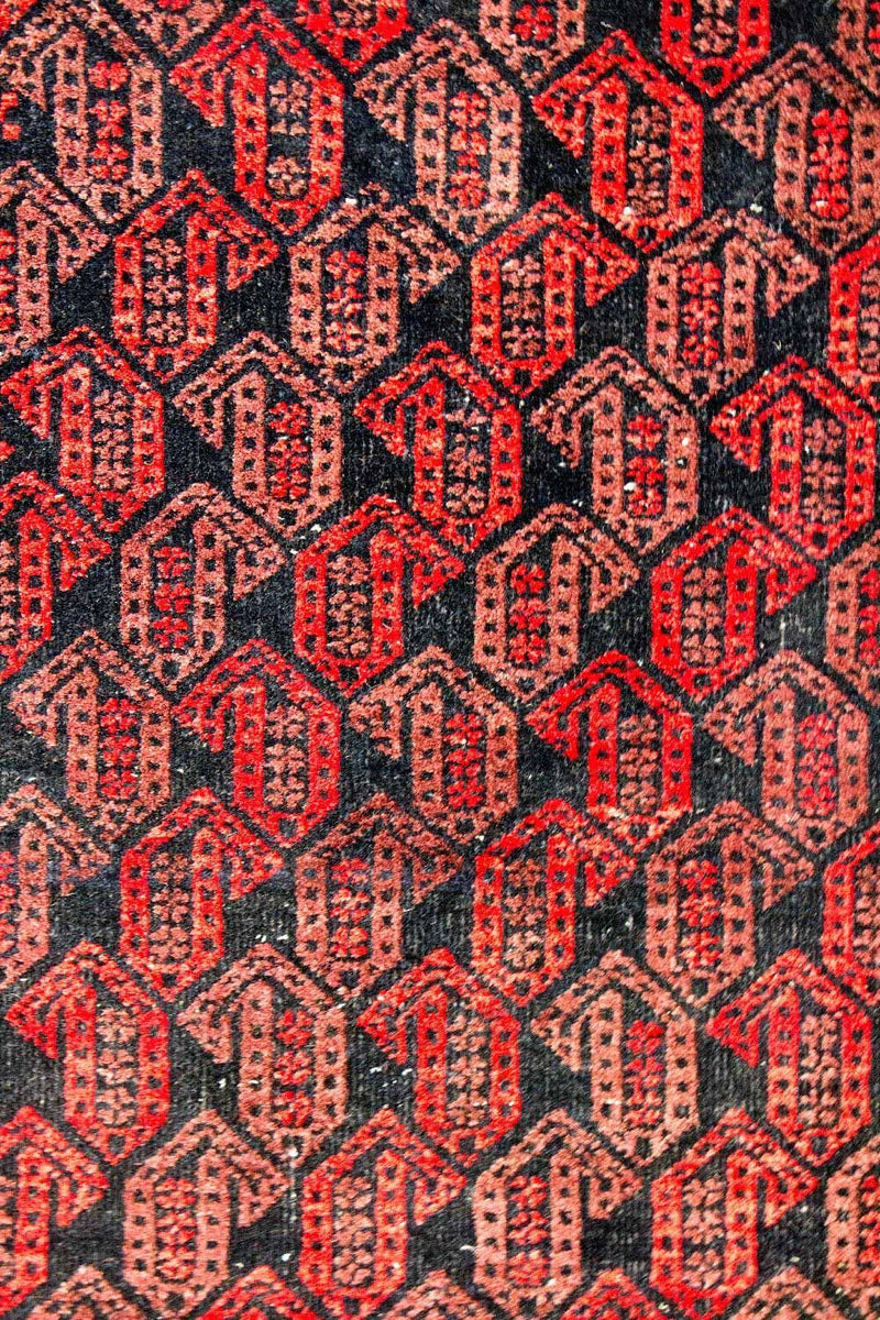 Belutsch Teppich 215 x 106 cm - mehrfarbig