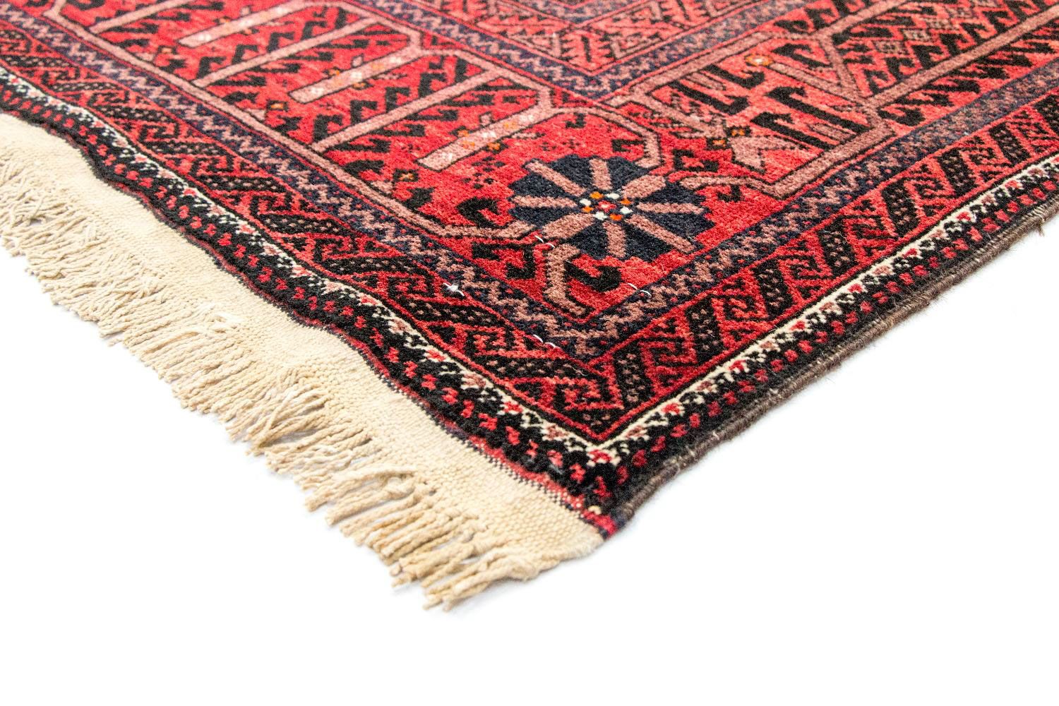 Belutsch Teppich 215 x 106 cm - mehrfarbig