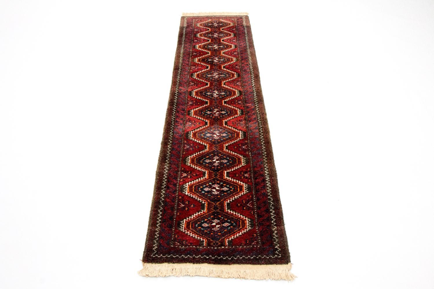 Perserteppich - Nomadic 197 x 52 cm - rot