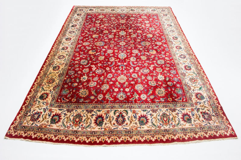 Perserteppich - Täbriz 410 x 212 cm - rot