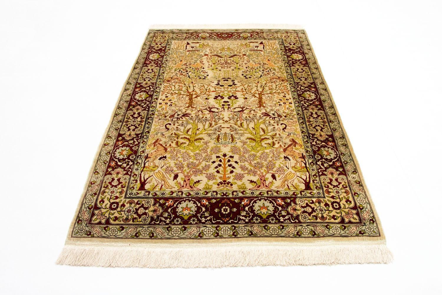 Seidenteppich - Hereke Seide - Premium 150 x 92 cm Teppichbrücke