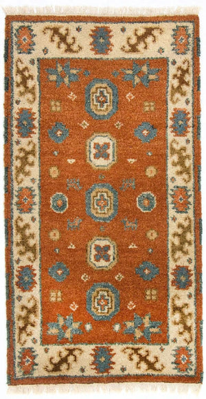 Orientteppich 119 x 63 cm - orange