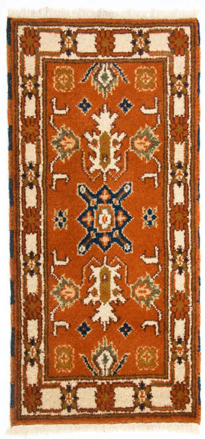 Orientteppich 126 x 62 cm - rost