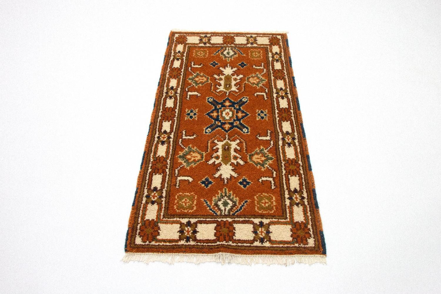 Orientteppich 126 x 62 cm - rost