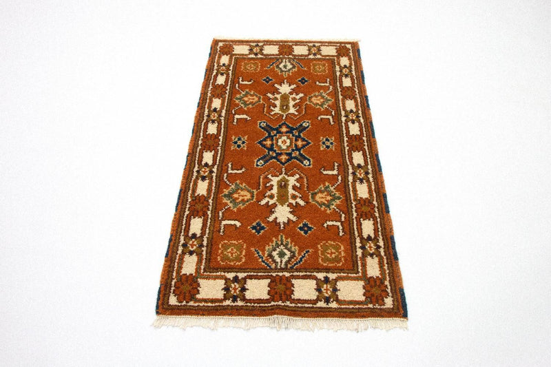 Orientteppich 126 x 62 cm - rost