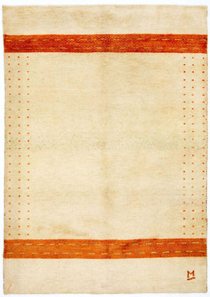 Gabbeh Teppich - Indus 195 x 139 cm - beige
