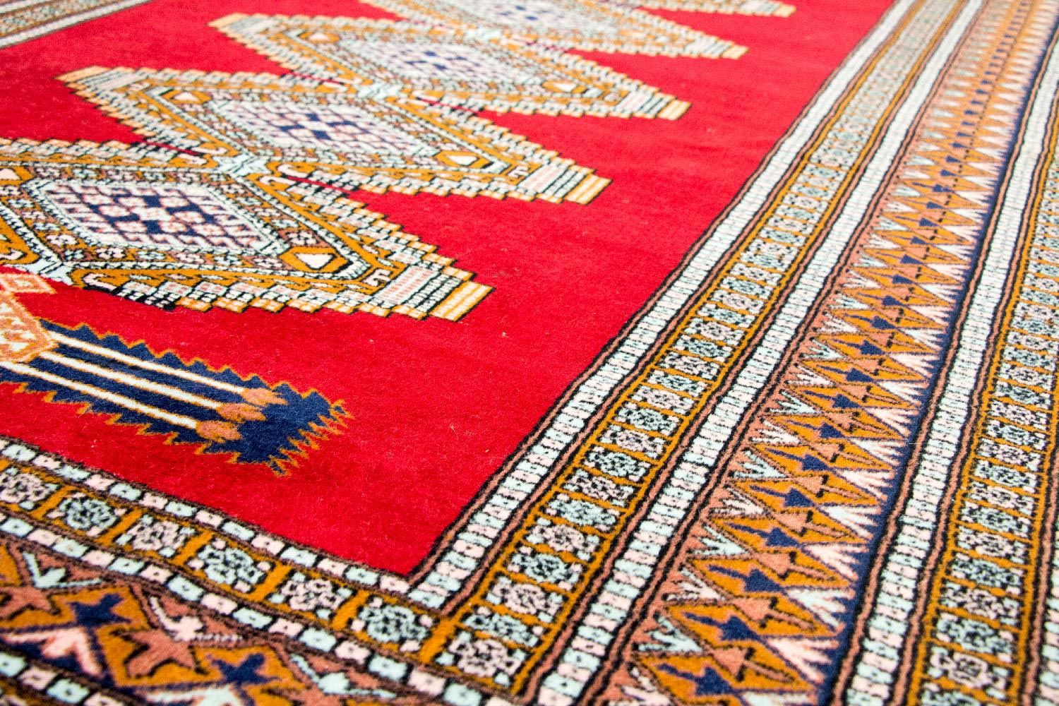 Afghan Teppich - Buchara 168 x 130 cm - rot