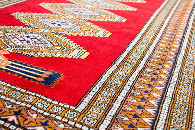 Afghan Teppich - Buchara 168 x 130 cm - rot