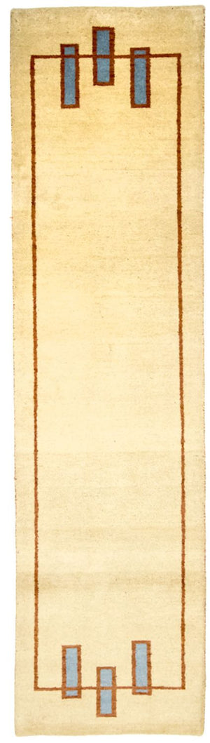 Gabbeh Teppich - Indus 294 x 80 cm - beige