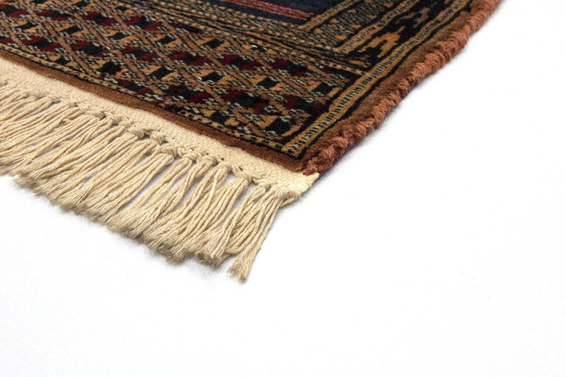 Afghan Teppich - Buchara 44 x 47 cm - blau