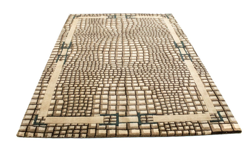 Wollteppich 243 x 170 cm Wohnzimmer Teppich