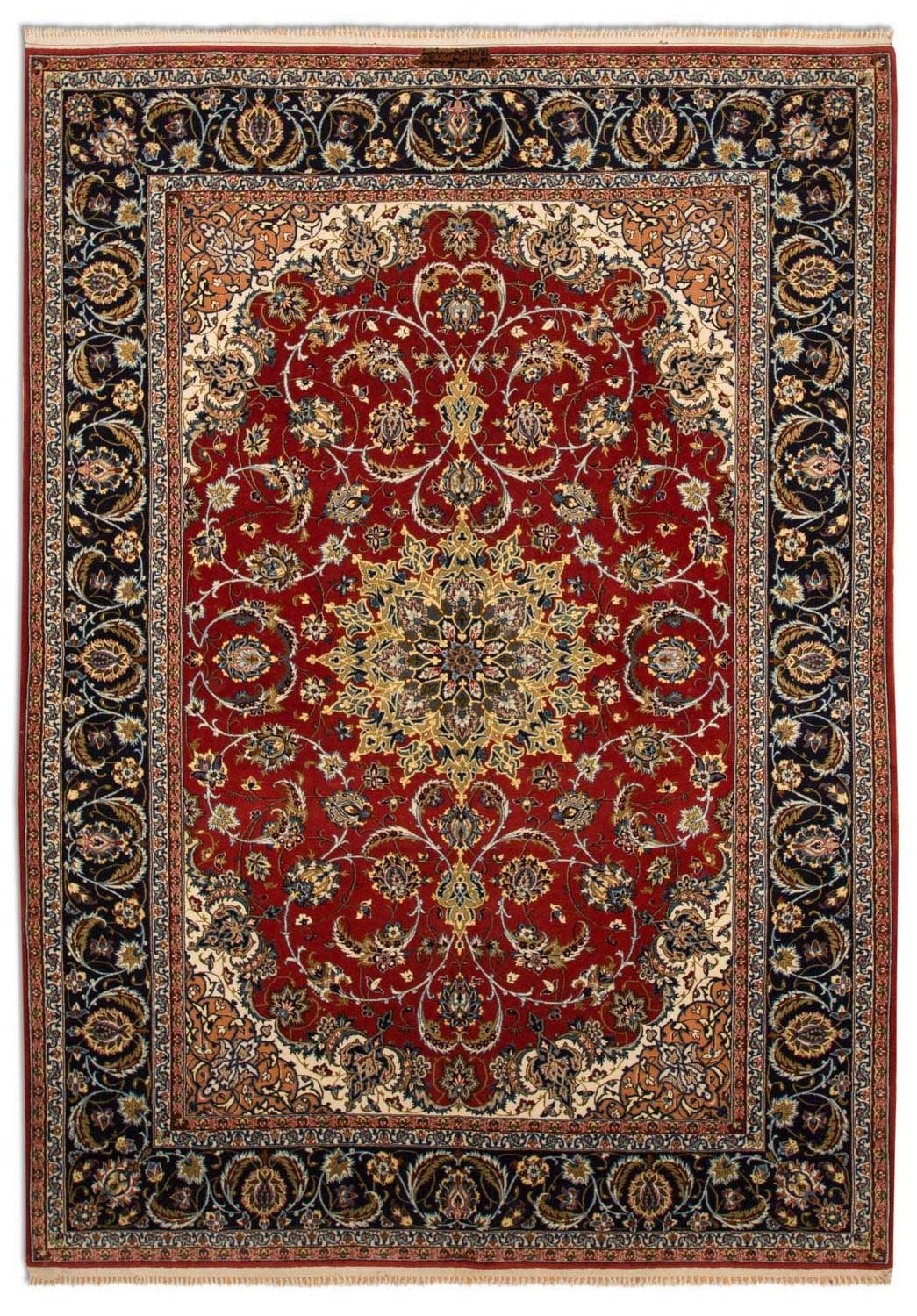 Perserteppich - Isfahan - Premium 224 x 157 cm Wohnzimmer Teppich