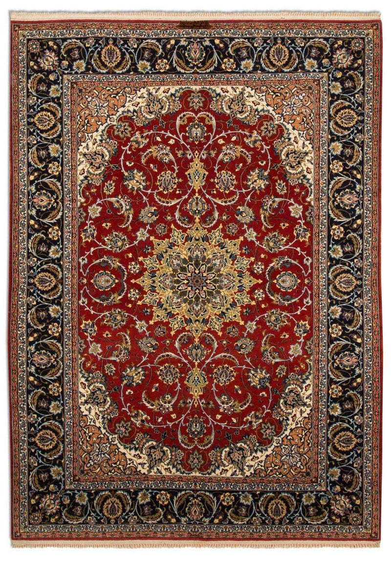 Perserteppich - Isfahan - Premium 224 x 157 cm Wohnzimmer Teppich
