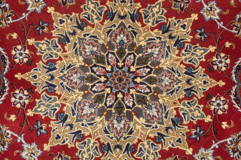 Perserteppich - Isfahan - Premium 224 x 157 cm Wohnzimmer Teppich