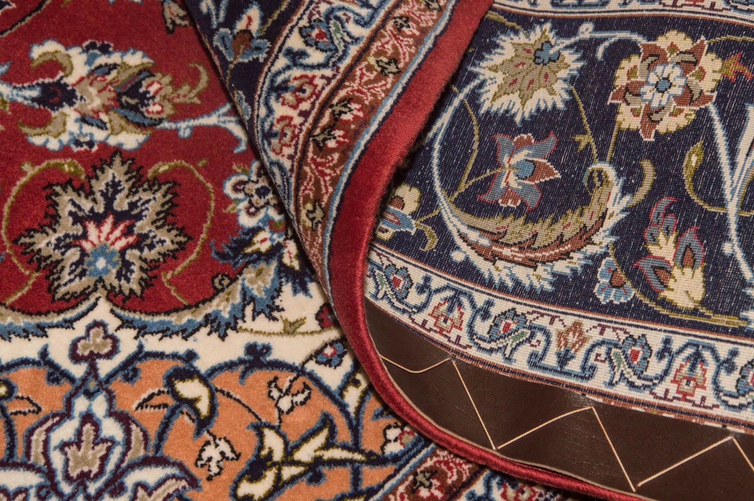 Perserteppich - Isfahan - Premium 224 x 157 cm Wohnzimmer Teppich