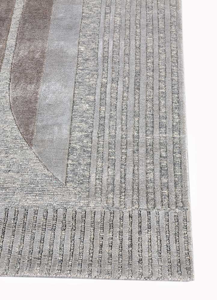 Designer Teppich - 270 x 180 cm - silber