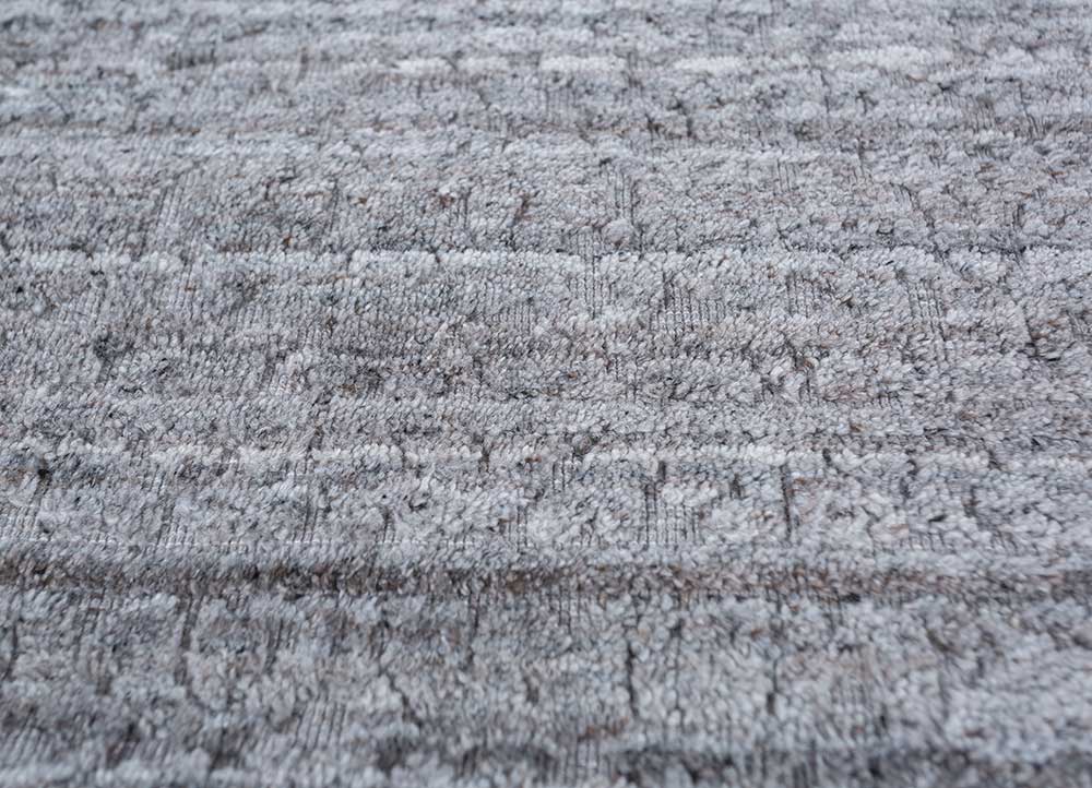 Viskose Teppich - 120 x 75 cm - grau