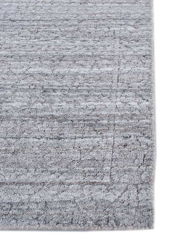 Viskose Teppich - 120 x 75 cm - grau
