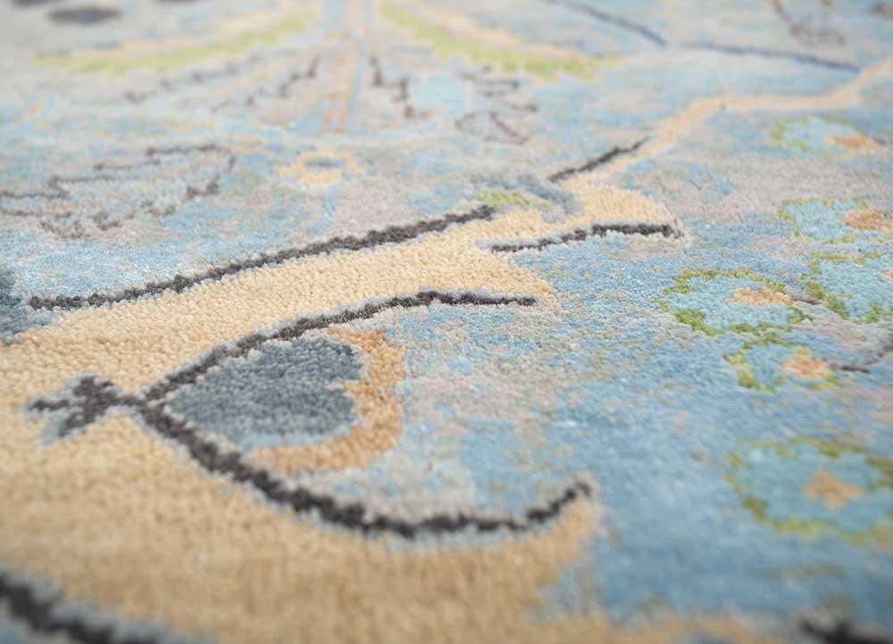 Designer Teppich - 300 x 240 cm - lichtblau