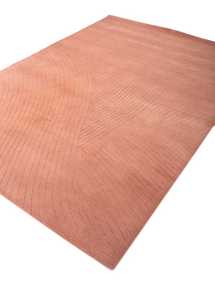 Wollteppich - 238 x 168 cm - orange