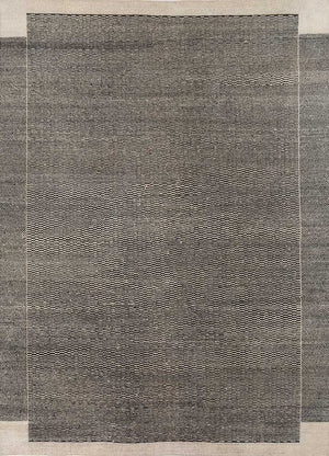 Wollteppich - 340 x 260 cm - grau