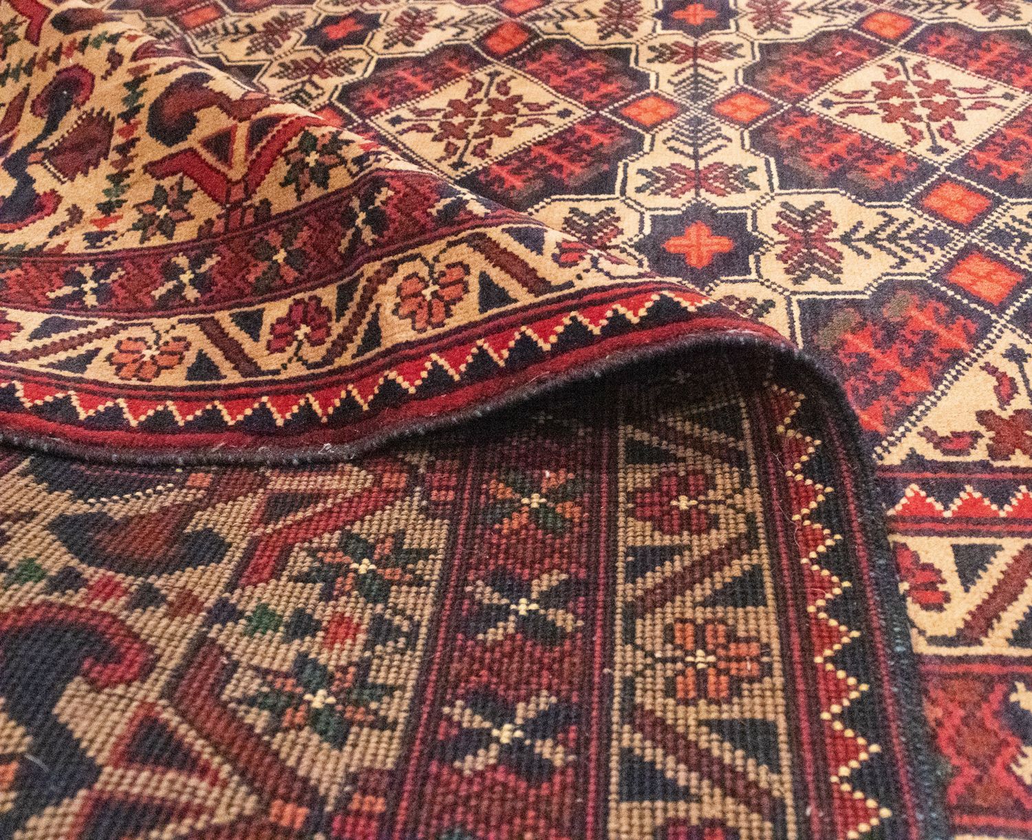 Afghan Teppich 283 x 199 cm