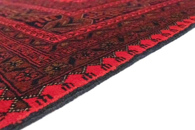 Afghan Teppich - Kunduz 300 x 198 cm - rot