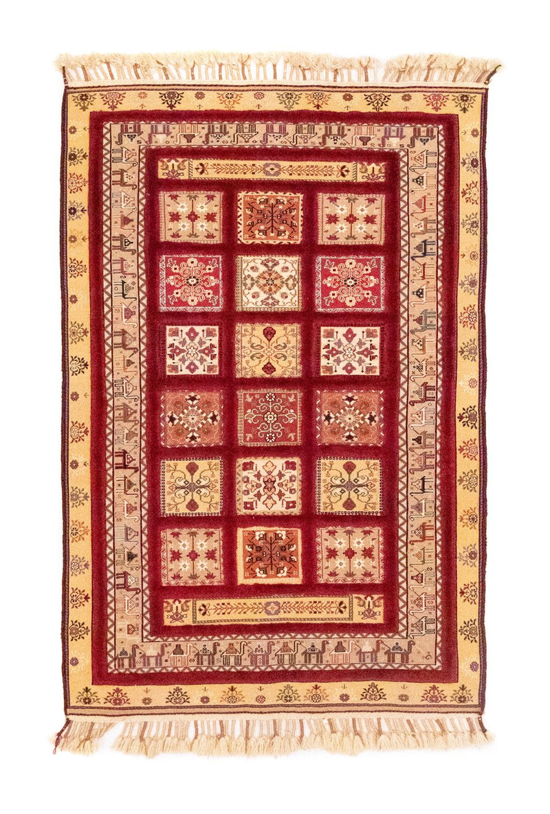Perserteppich - Nomadic 148 x 105 cm - rot
