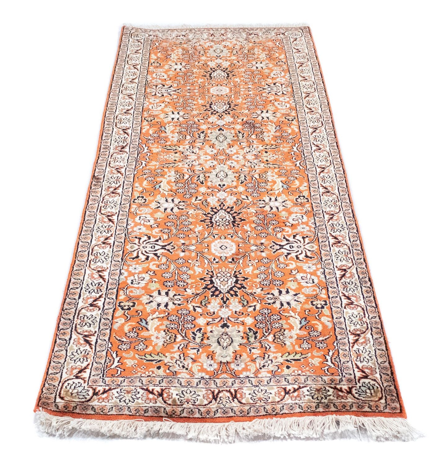 Seidenteppich - Kaschmir Seide 177 x 61 cm Teppichläufer