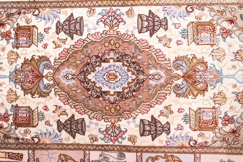 Perserteppich - Täbriz - Royal 134 x 75 cm - beige