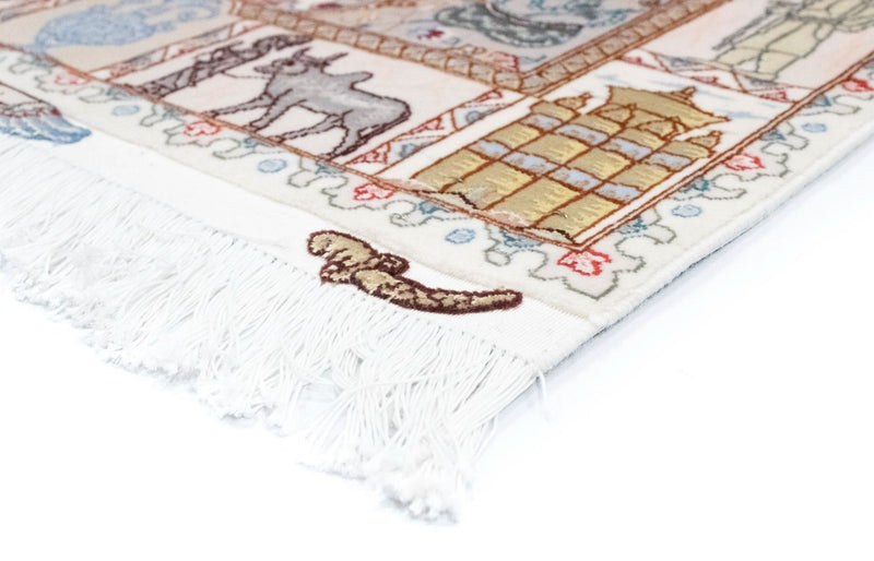 Perserteppich - Täbriz - Royal 134 x 75 cm - beige